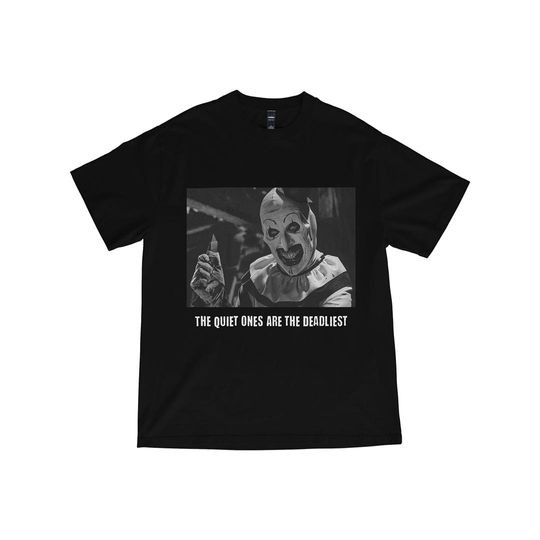 Terrifier Horror T-Shirt Art the Clown Halloween Scary Movie Tee