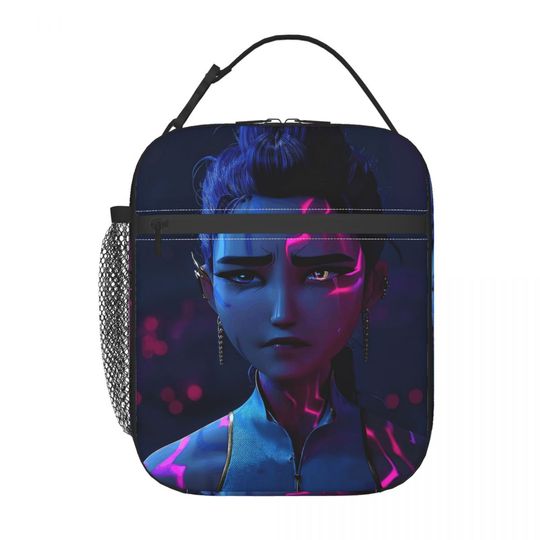 Rumi Kpop Demon Hunters Huntrix Thermal Insulated Kids Lunch Bag for School Food Container Cooler Tote