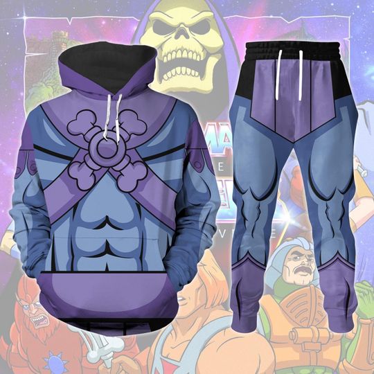 Skeletor He Man Costume Hoodie, Masters Of The Universe Hoodie