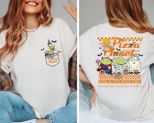 Pizza Planet Toy Story T-Shirt, Disney Aliens Sweatshirt, Toy Story Family Tee, Funny Disney Pizza T-Shirt