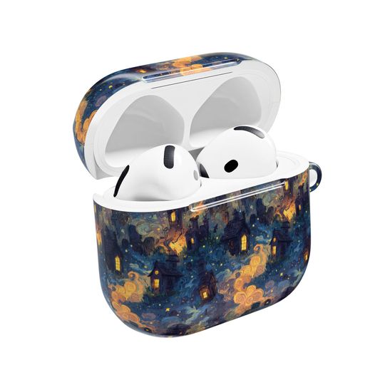 Spooky Haunted Mansion AirPods Case for 1 2 3 4 Pro, Spooky Halloween Design