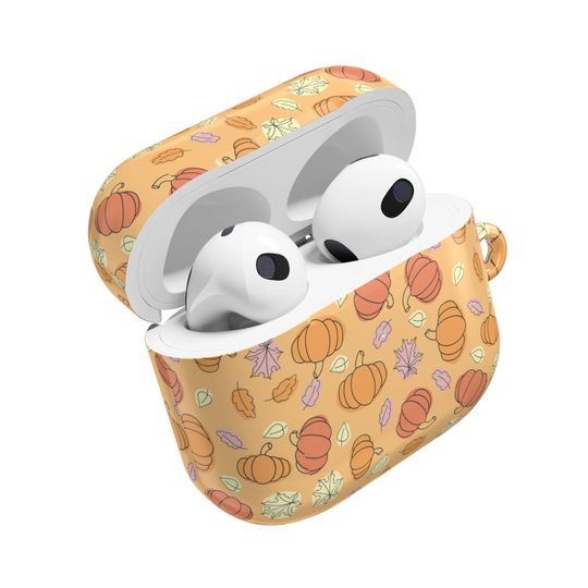 Autumn Pumpkin AirPod Case | Fall Vibes, Cute Wireless Earbud Holder