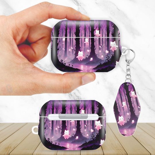Cute Ghost Aesthetic AirPods Case for AirPods Pro 2 1, AirPod 4 3, AirPod 2 1 Gen