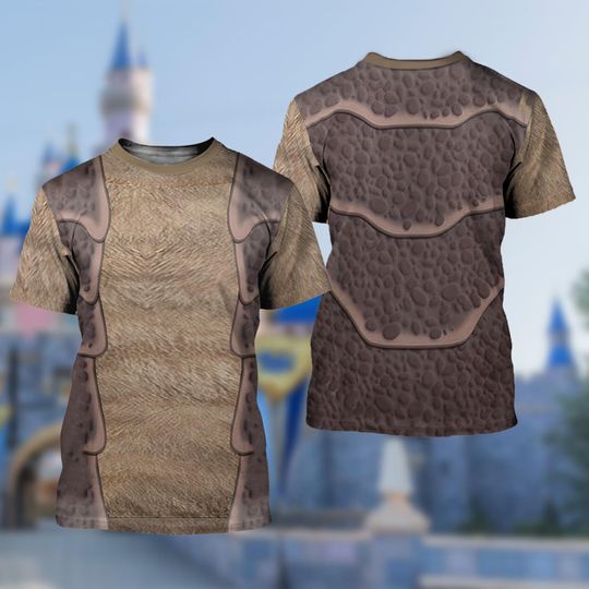 Raya and The Last Dragon Halloween 3D Shirt, Halloween Costume For Family Group T Shirt, Cartoon Cosplay Costume For Friend