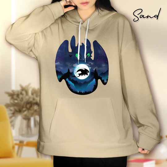 Flying Toothless Night Sweatshirt and Hoodie