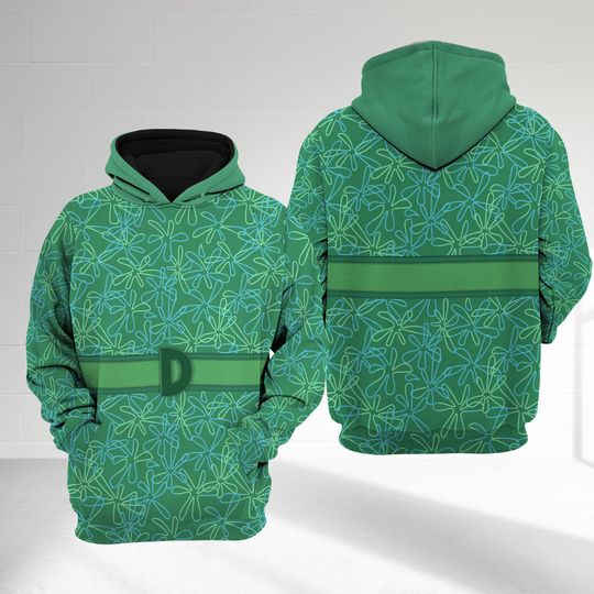 Disgust Inside Out 3D Shirt, Inside Out 2 All Over Print Hoodie, Disgust Costume Shirt, Disgust Cosplay Costume, Inside Out Shirt Gift