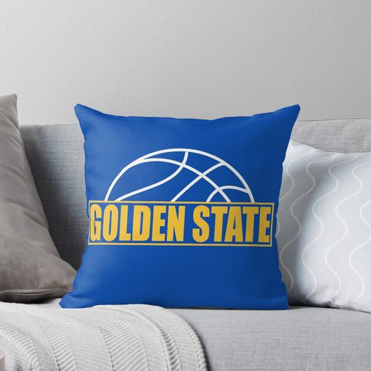 Golden State Pillow, Basketball Gift, Gift for Fan