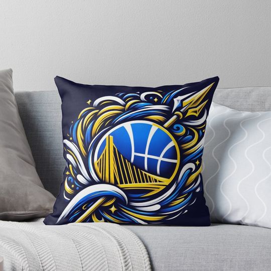 Golden State Pillow, Basketball Gift, Gift for Fan