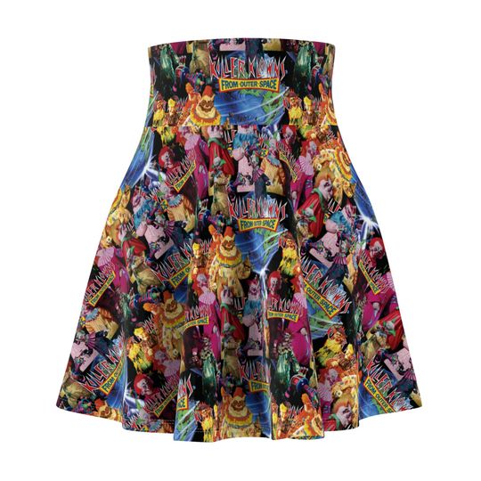 Klown Skater Skirt for Women Circus Inspired Outfit