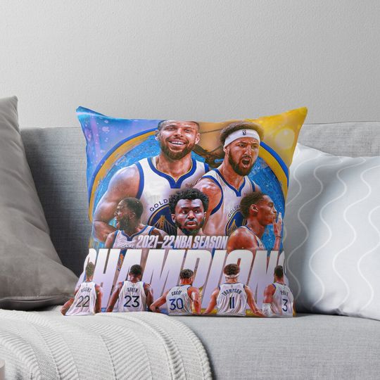 Golden State Champions 2022 Basketball Pillow, Gift for Fan
