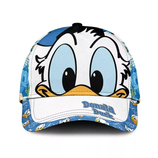 Cute Donald Duck Face I'm A Big Fan Of Donald Duck Classic Baseball Cap