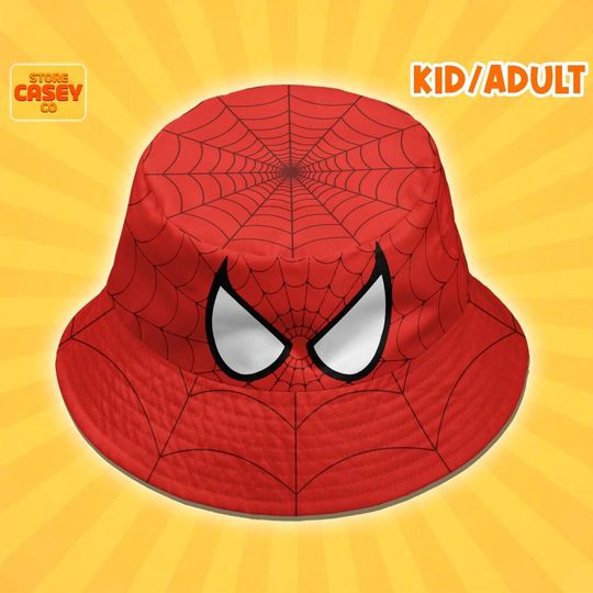 Spidey And His Amazing Friends Bucket Hat, All Over Print, Summer Outfit, Gift for fan