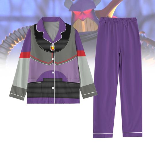 Halloween Emperor Zurg Pajamas Set, Antagonist Toy Cosplay Costume Shirt, Toy Story Character Pjs, Disneyland Villains Birthday Gift