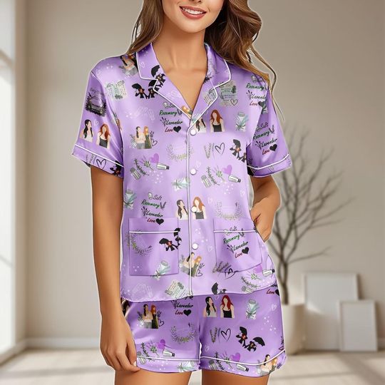 Midnight Margaritas Pajamas Set, Practical Magic Women Pajamas, Witch Bridesmaids Matching Pjs, Summer Sleepwear For Women