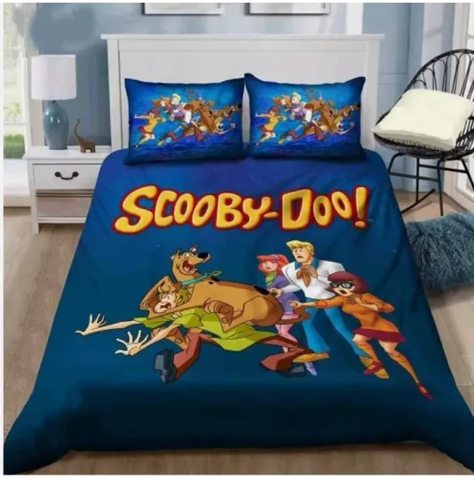 Panic Scooby Doo And Friends Running Away Best Gift For 3D Quilt Bedding Set