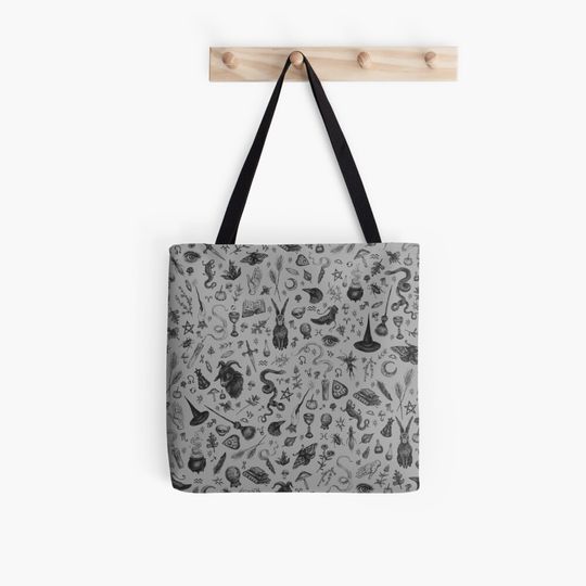Salem Witch Tote Bag