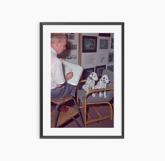 101 Dalmatians, Photography Prints, Behind the Scenes, Retro Poster