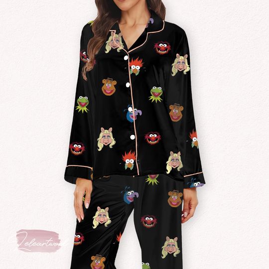 Muppet Set  Cute Pajamas Featuring Kermit, Miss Piggy, Animal & More