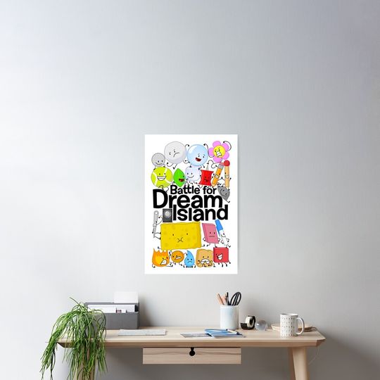 BFDI Poster White Poster