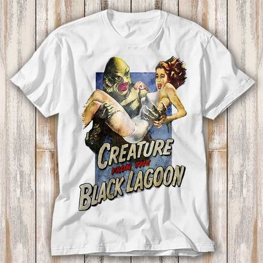 Creature From The Black Lagoon Horror Movie T-Shirt, Funny Music Meme Graphic Tee