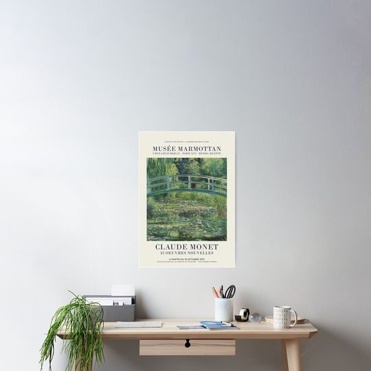 Claude Monet - The Water Lily Pond Poster