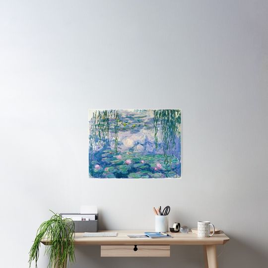 Water Lilies Claude Monet Fine Art Poster