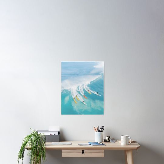 Summer Full of Surfing Poster
