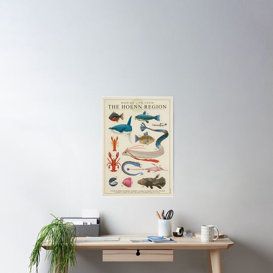Marine Life from Hoenn Poster