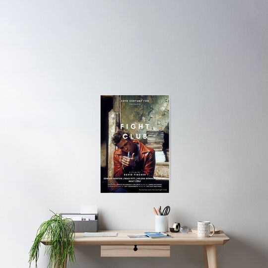 FIGHT CLUB BRAD PITT POSTER Poster