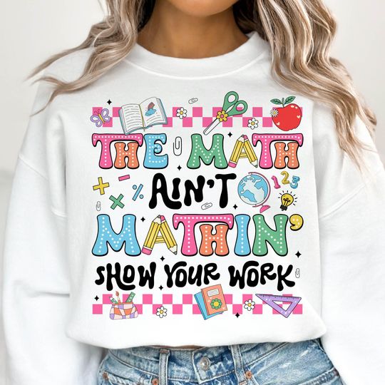 Math Teacher  , The Math Ain't Mathin  , Back to School  , Teacher Appreciation, Math Lover  , New Teacher Gift, Teacher Life