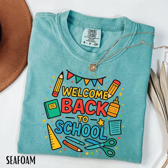 Welcome Back To School Shirt, Teacher First Day Tee, Back To School Outfit, Student Shirt, School Team Tee, Education&nbsp;Shirt, Classroom Shirt