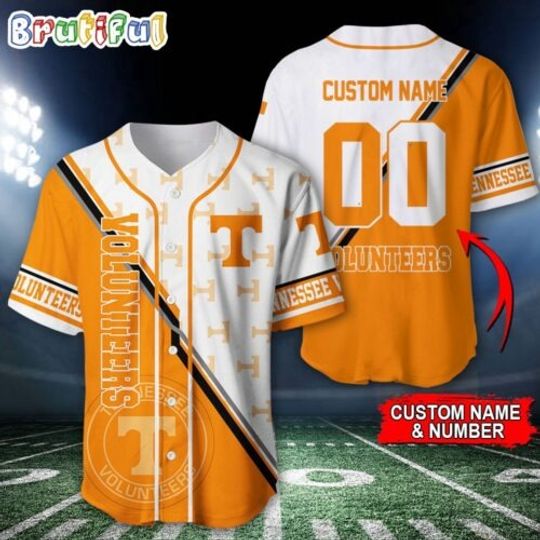 Tennessee Volunteers Baseball Jersey, Custom Sport Jersey Shirt