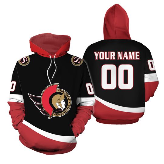 Personalized Ottawa Senators 3D Hoodie
