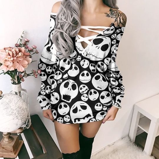Jack Skellington Limited Lace-Up Sweatshirt