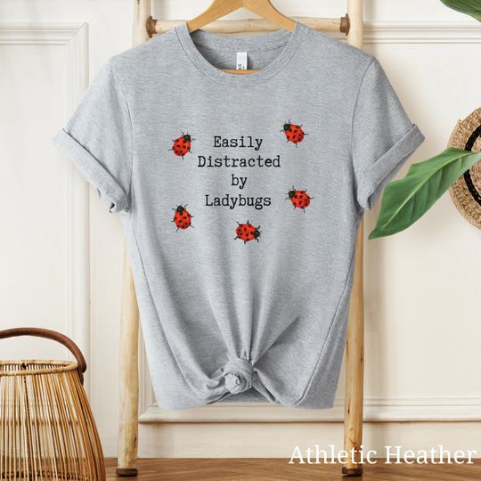 Ladybug T-Shirt, Gardening & Cottagecore Shirt, Cute Bug Tee, Ladybug Gifts