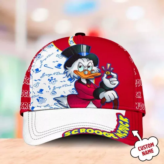 Personalize Scrooge McDuck Unisex Classic Cap, Scrooge McDuck Lovers Gift