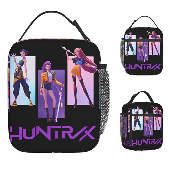 Huntrix Demon Hunters Tour Poster Kids Lunch Bag