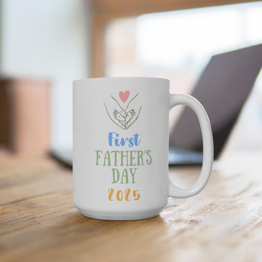 First Father's Day Gift, Happy First Fathers Day, 1st Fathers Day Gift for Son Husband