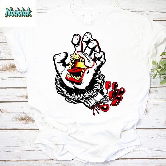 PennyHand Vintage Pennywise T-Shirt, Scary Clown Halloween Shirt
