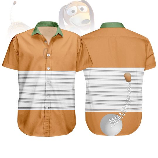 Halloween Toy Story Costume Button Shirt, Slinky Dog Cosplay Shirt, Disney Halloween Shirt, Toy Story Movie Shirt, Halloween Gift