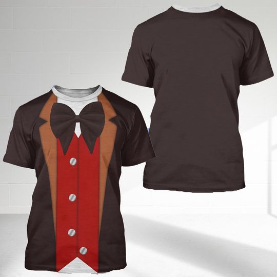 Villain Costume Halloween Running 3D T-Shirt, Villain Men Suit Cosplay, Halloween Costume For Family Group T Shirt, The Beast Movie Tee