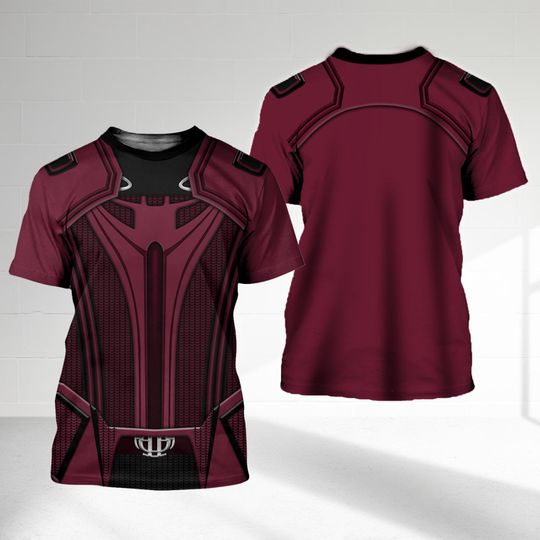 American Character WandaVision TV Mini Series 3D Shirt, Halloween Costume For Family Group T Shirt, Women Hero Cosplay Costume Tee