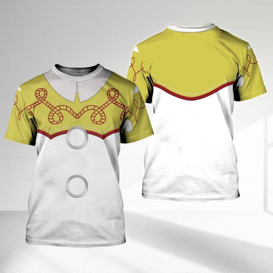 Jessie Cowgirl Doll All Over Print Shirt, Toy Story Cowgirl Cosplay Halloween Tracksuit Apparel, Jessie Woody Girlfriend Holiday Tee