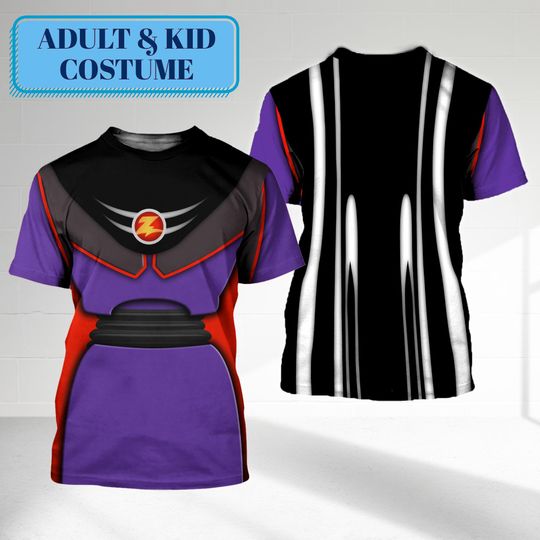 Zurg Shirts, Antagonist Toy Cosplay Costume 3D T-Shirt, Toy Story Character Men Shirt, Halloween Costume For Family Group T Shirt