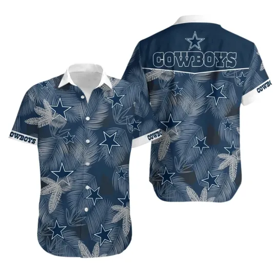 Dallas Cowboys Tropical Stars Hawaiian Shirt , Gift for Fan