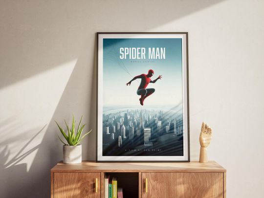 Spider-Man Movie Poster – Sam Raimi Marvel Wall Art