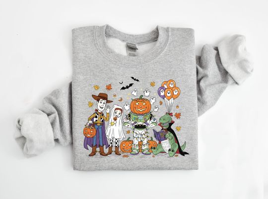 Toy Story Friends Halloween Sweatshirt, Toy Story Sweatshirt, Disneyland Halloween Sweatshirt, Spooky Toy Story Sweatshirt