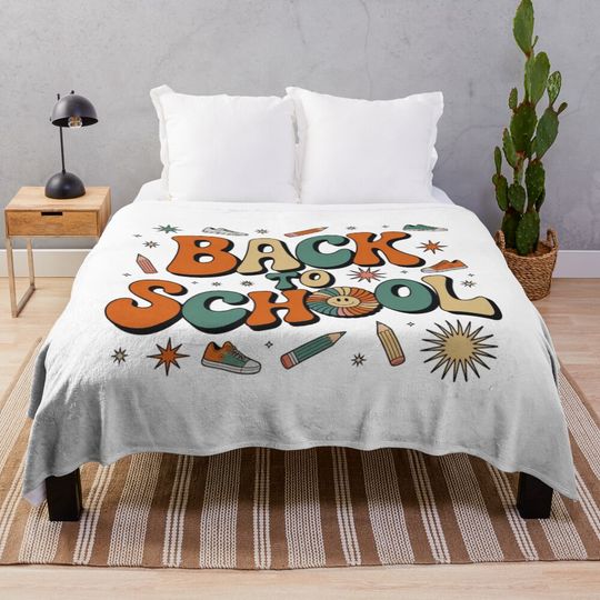 Back to school  Throw Blanket