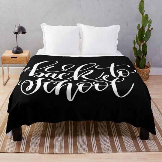 Back To School Throw Blanket