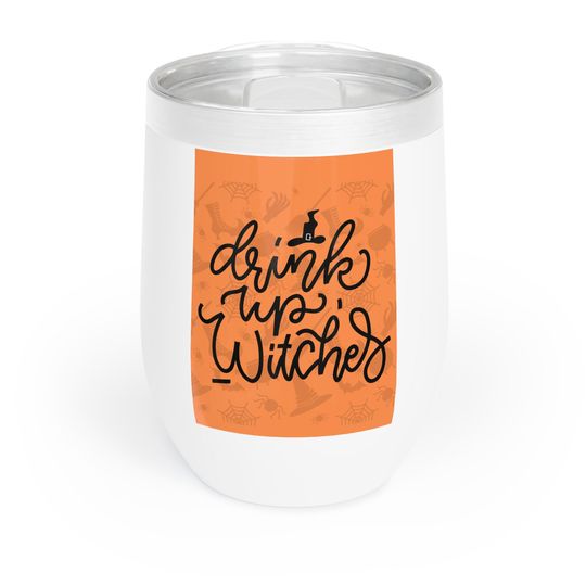 Halloween Wine Tumbler, Drink Up Witches, Funny Wine Gift, Wine Lover Gift